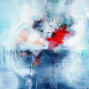 제목이 "Ohne Titel, 100 x 1…"인 미술작품 Konstantin Grabowski로, 원작, 기름 나무 들것 프레임에 장착됨