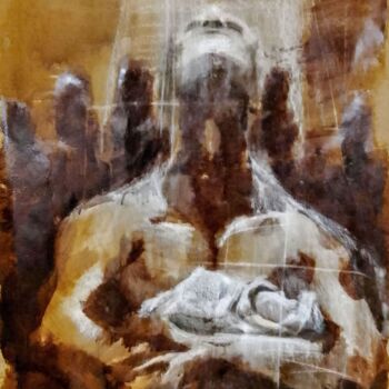 绘画 标题为“NO TITLE” 由Hugo Silva, 原创艺术品, 水彩