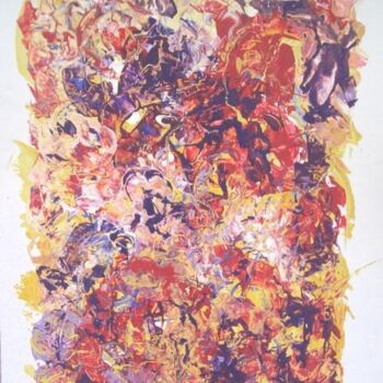 제목이 "chaos1"인 미술작품 Delphine Bernard로, 원작, 기름