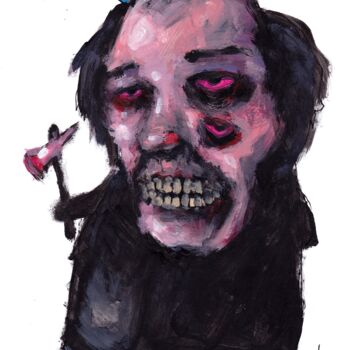 Painting titled "Mr. Siyanie" by Aksenov Ruslan, Original Artwork, Acrylic