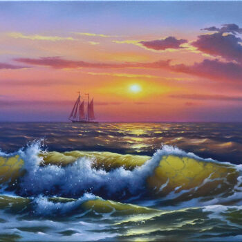 Painting titled "Oil Painting-Transp…" by Serhii Stoev, Original Artwork, Oil