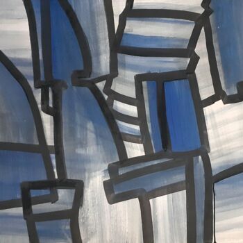 「早上」というタイトルの絵画 朝乐门によって, オリジナルのアートワーク, インク
