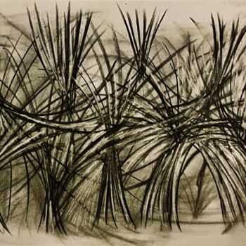 Dessin intitulée "expérience II" par Joel Montemagni (JOMO), Œuvre d'art originale, Fusain