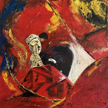 Peinture intitulée "Torero 2" par Luc Chabal, Œuvre d'art originale, Acrylique Monté sur Châssis en bois