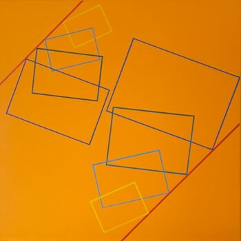 Peinture intitulée "Symétries brisées II" par Jean-Marc Gardeux, Œuvre d'art originale, Acrylique