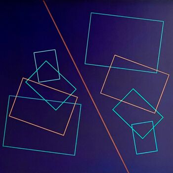 Peinture intitulée "Séparation" par Jean-Marc Gardeux, Œuvre d'art originale, Acrylique
