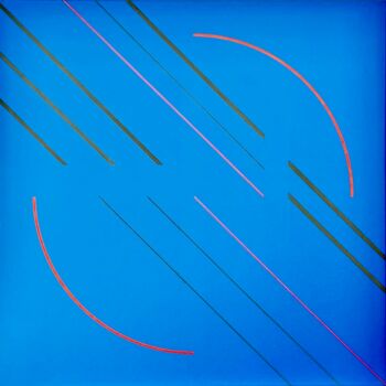 Malerei mit dem Titel "Encerclement III" von Jean-Marc Gardeux, Original-Kunstwerk, Acryl