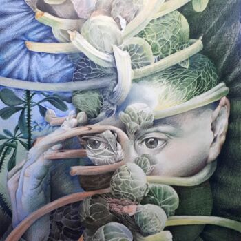Drawing titled "Suffocating Sustain…" by Stephan B. Reisig, Original Artwork, Pencil