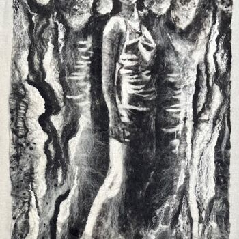 제목이 "Clare"인 섬유 예술 Olga Finkel로, 원작, 섬유 섬유