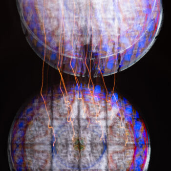 Photographie intitulée "Spirituelles Odyssé…" par Éric Petr, Œuvre d'art originale, Photographie numérique Monté sur Carton
