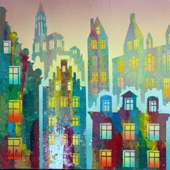 Peinture intitulée "PRELUDE 06" par Bernard Ambielle, Œuvre d'art originale, Huile
