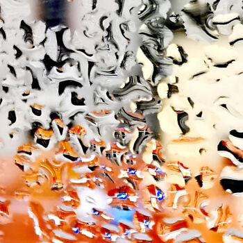 Fotografie getiteld "Richtungsweisend" door Ingrid Blaurock, Origineel Kunstwerk, Digitale fotografie Gemonteerd op Metaal