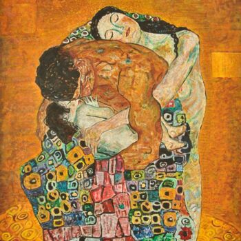 Painting titled "Семья" by Sergey Milin, Original Artwork, Acrylic