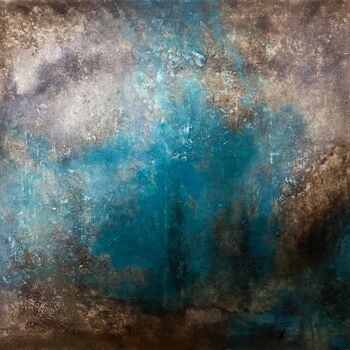 Peinture intitulée "Ethereal Reflection…" par Denis Fluierar, Œuvre d'art originale, Acrylique