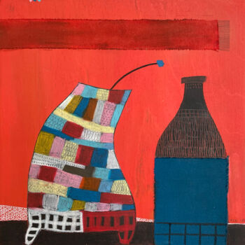 Painting titled "Dance With Me" by Robin Kerr, Original Artwork, Acrylic