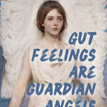 제목이 "Gut feelings are gu…"인 디지털 아트 Kerry Pritchard로, 원작, 디지털 페인팅