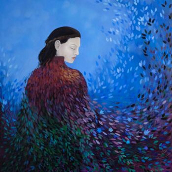 Painting titled "The Smell of Attar" by Dawn Rodger, Original Artwork, Oil