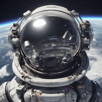 Artes digitais intitulada "Cosmonaut" por Reskatorsilver, Obras de arte originais, Impressão digital