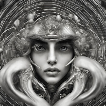 Digital Arts με τίτλο "Flower Of Life" από Reskatorsilver, Αυθεντικά έργα τέχνης, Ψηφιακή εκτύπωση