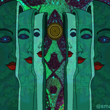Digital Arts titled "Exploring the Depth…" by Manoj S, Original Artwork, Digital Painting