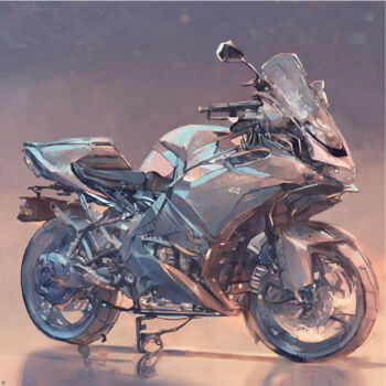 Digital Arts με τίτλο "Apartments - Motor" από Reskatorsilver, Αυθεντικά έργα τέχνης, Ψηφιακή εκτύπωση
