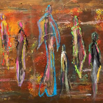 Painting titled "Unit #1351 “Summert…" by Tony Caruso, Original Artwork, Acrylic