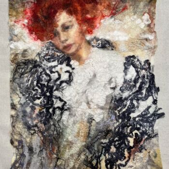 Arte têxtil intitulada "Samantha" por Olga Finkel, Obras de arte originais, Fibra têxtil