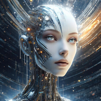 Digital Arts με τίτλο "In to Universe" από Jacek Dudziński, Αυθεντικά έργα τέχνης, Ψηφιακή ζωγραφική