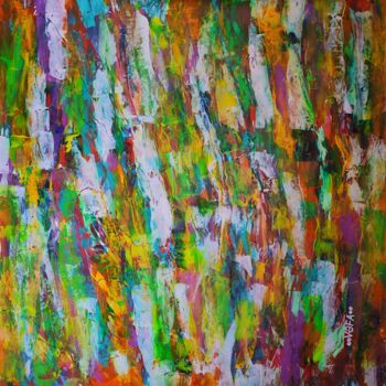 Malarstwo zatytułowany „Colorful Worlds” autorstwa Vafa Majidli, Oryginalna praca, Akryl