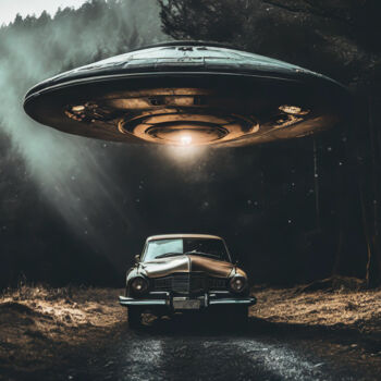 Digital Arts με τίτλο "Interstellar Reveri…" από Jacek Dudziński, Αυθεντικά έργα τέχνης, Ψηφιακή ζωγραφική