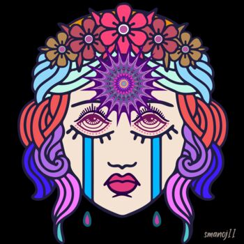 Digital Arts titled "Gaea, the Primordia…" by Manoj S, Original Artwork, Digital Print