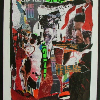 Collages intitulée "K 24" par Andre Bordet (Kimo), Œuvre d'art originale, Collages