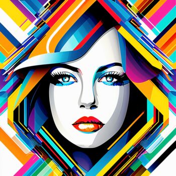 Arte digitale intitolato "Femlina 7" da Artulus, Opera d'arte originale, Immagine generata dall'IA