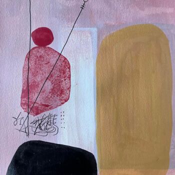 Painting titled "Composition 1" by Arnaud Quercy, Original Artwork, Acrylic