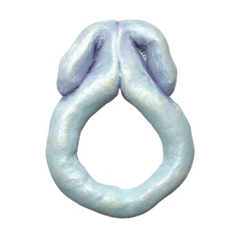 雕塑 标题为“Bague Ancienne Vert…” 由Aledra, 原创艺术品, 聚合物粘土