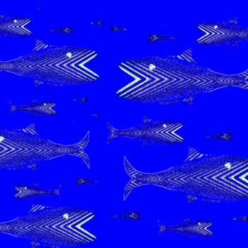 Photography titled "Fish 21b11h" by Ken Lerner, Original Artwork, Digital Photography