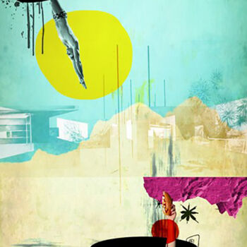 Arte digital titulada "Untitled 10" por Manar Ali Hassan, Obra de arte original, Collages digitales