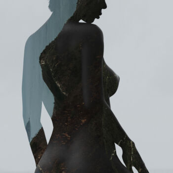 Photographie intitulée "Veins of nature" par Ivan Cheremisin, Œuvre d'art originale, Photographie numérique