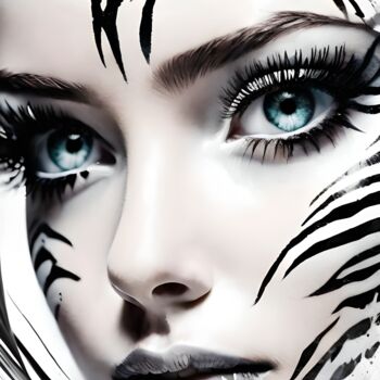 Digitale Kunst getiteld "Beastly No.23" door Ninn, Origineel Kunstwerk, AI gegenereerde afbeelding