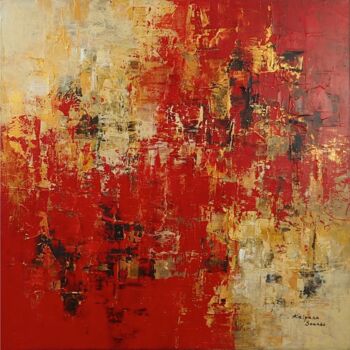 Pintura intitulada "Shades Of Your Love" por Kalpana Soanes, Obras de arte originais, Acrílico Montado em Armação em madeira