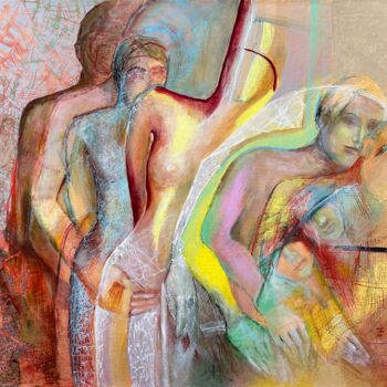 绘画 标题为“Następny proszę” 由Anna Lupa-Suchy, 原创艺术品, 油