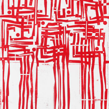 Painting titled "Rediscovered 3." by Petr Strnad, Original Artwork, Acrylic