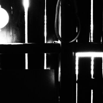 摄影 标题为“Contre-jour - Barn…” 由Ludwig Zeininger, 原创艺术品, 数码摄影