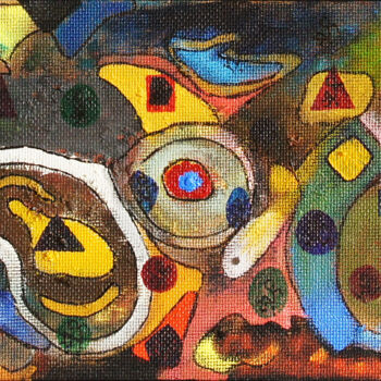 Painting titled "mmm....it looks lik…" by Ufuk Uyanik, Original Artwork, Acrylic