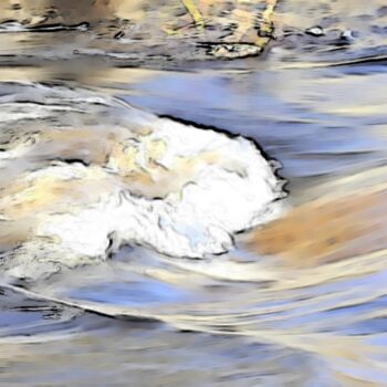Photography titled "Rhythms of Rapids:…" by Fetux_lines, Original Artwork, Light Painting