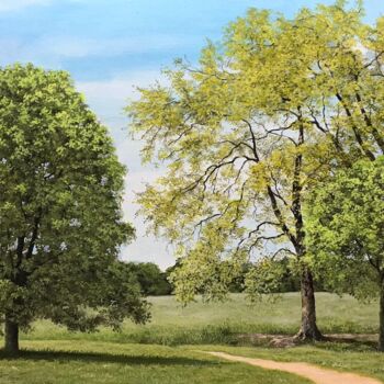 Peinture intitulée "Sunny Morning" par Nuwan Darshana, Œuvre d'art originale, Acrylique Monté sur Châssis en bois