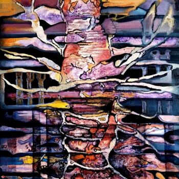제목이 "Cancer emerges from…"인 미술작품 Margarita Malinovskaya로, 원작, 기름