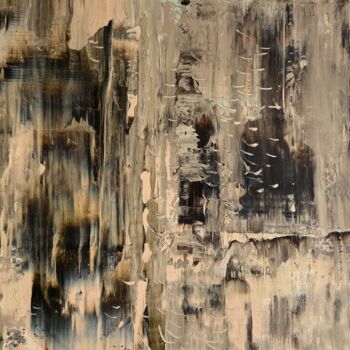 Painting titled "Nature imprints 21" by Olia Blagov, Original Artwork, Acrylic