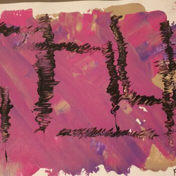 Painting titled "liberté" by Laurie Aubéry, Original Artwork, Acrylic