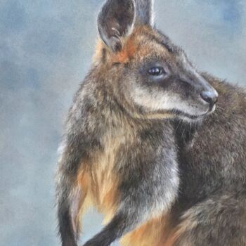 图画 标题为“Kangaroo” 由Irene_art, 原创艺术品, 粉彩